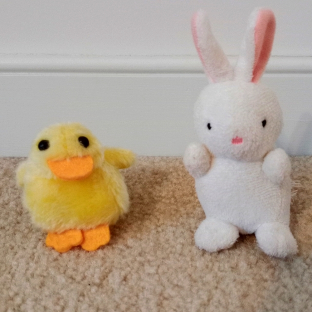 Duck And Bunny Plush Toys